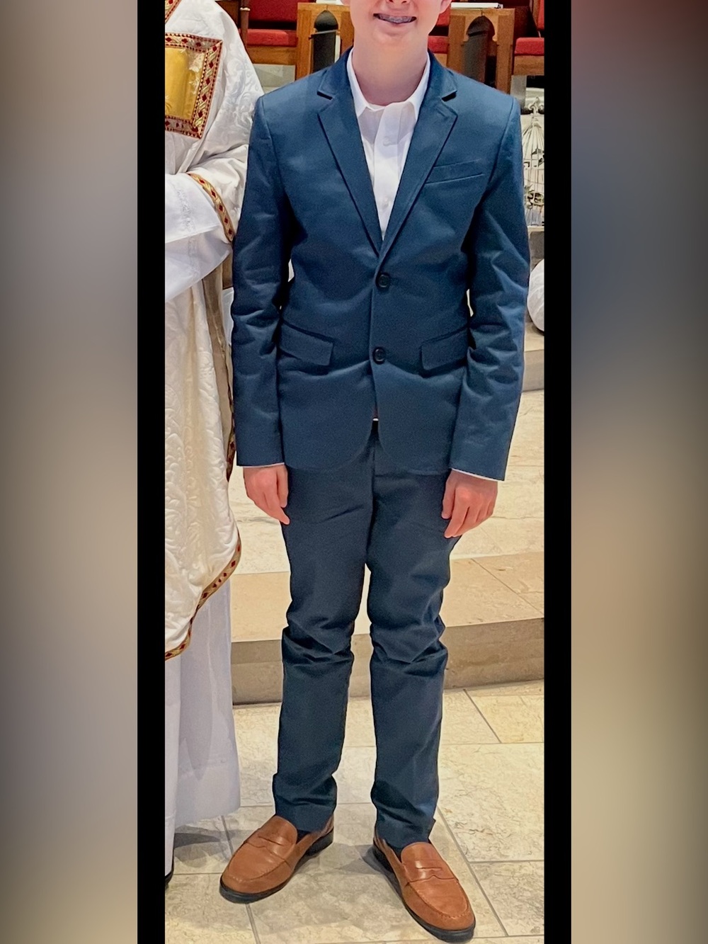Thompson Boys Blue Dress suit. Full outfit included
